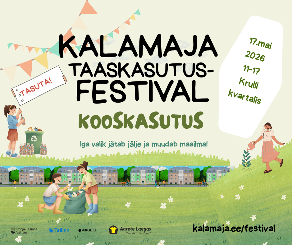 Kalamaja Taaskastusfestival Kooskasutus (KTF) 2026 PROGRAMM